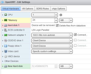 Install - Edit settings